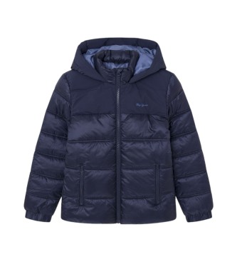 Pepe Jeans för pojkar. PB401282 Odonis marinblå jacka (14años= 164cm), Casual, Polyester, Marino, barnmode