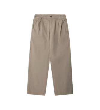 Pepe Jeans para niño. PB2100008 Pantalón Oscar beige (8años= 128cm), Casual, Algodón, moda infantil
