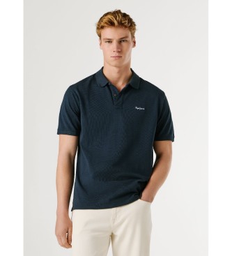 Pepe Jeans para hombre. PM5400087 Polo Oscar marino (XXL), Casual, Algodón, Manga corta