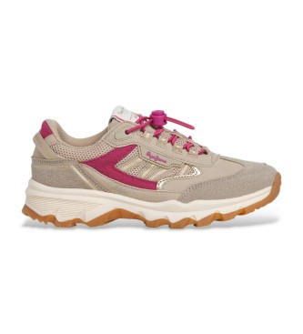 Pepe Jeans para niña. PGS600003 Zapatillas Peak Trek multicolor (35), Plano, Cordones, Casual, moda infantil