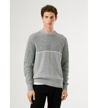 Pepe Jeans para hombre. PM7000019 Jersey Penn gris (M), Casual, Algodón