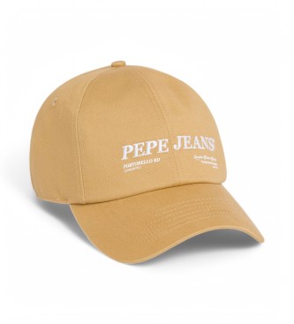 Pepe Jeans para hombre. PM040558 Gorra Peter amarillo (OSFA), Casual, Algodón, Sostenible