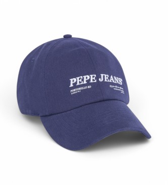 Pepe Jeans para hombre. PM040558 Gorra Peter azul (OSFA), Casual, Algodón