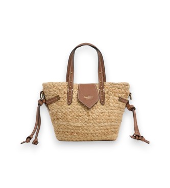 Pepe Jeans para mujer. PL0300098 Bolso Phebi Coast marrón (OSFA), Casual, Yute