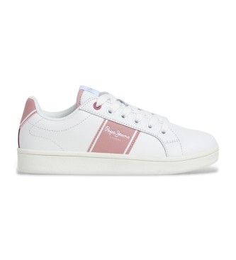 Pepe Jeans para mujer/niña. PGS000004 Zapatillas Player Top blanco (39), Plano, Cordones, Casual, moda infantil