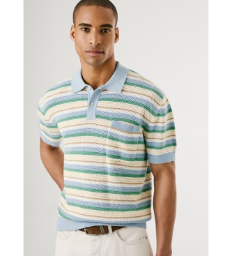 Para hombre. PM702537 Polo Preston Stripes (XL), Casual, Algodón, Manga corta