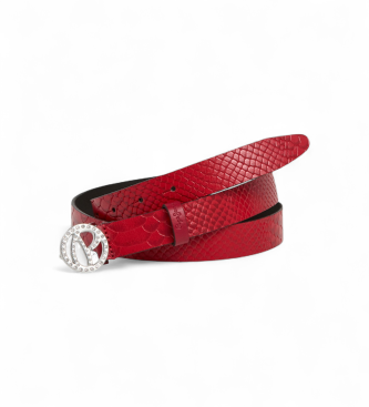 Pepe Jeans para mujer. PL020874 Cinturón Reese rojo (S), Casual, Piel