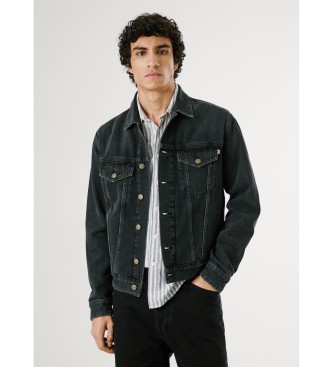 Pepe Jeans para hombre. PM4027159U0 Chaqueta Regular negro (XS), Casual, Algodón, Denim