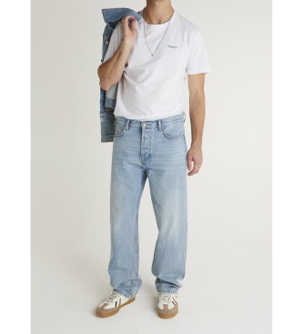 Pepe Jeans para hombre. PM20839793V1 Jeans Relaxed Bexley azul (33/32), Casual, Algodón, Denim