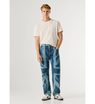 Pepe Jeans para hombre. PM2084541 Jeans Relaxed Bexley Iconic Union azul (33/32), Casual, Algodón, Denim