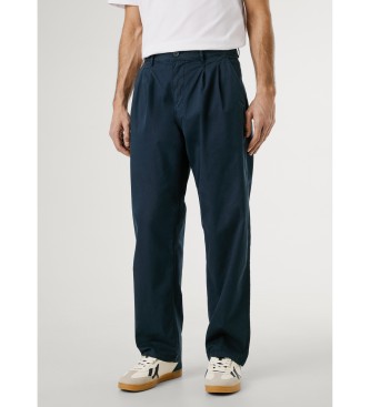 Pepe Jeans para hombre. PM211934 Pantalón Relaxed Poplin marino (31), Casual, Algodón