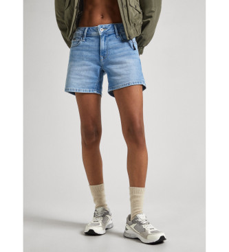 Pepe Jeans para mujer. PL801109MP2 Short Relaxed azul (31), Casual, Algodón, Denim