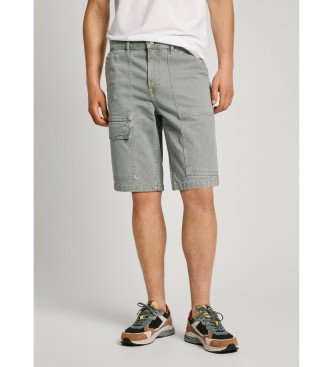 Pepe Jeans para hombre. PM801121 Short Relaxed Utility Colour verde (33), Casual, Algodón