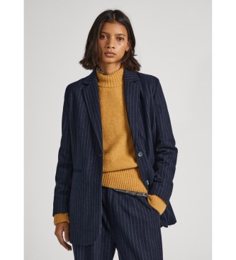 Pepe Jeans para mujer. PL402287 Americana Rene marino (L), Casual, Clásico, Poliéster, Manga larga