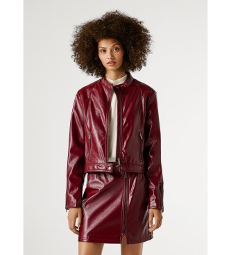Pepe Jeans para mujer. PL4024405 Cazadora Ruby burdeos (S), Casual, Poliéster