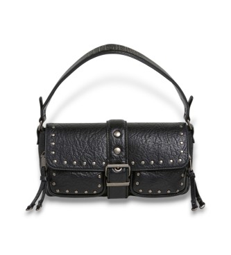 Pepe Jeansvoor vrouwen. PL0300002 Sally Moon schoudertas zwart (OSFA), Casual, Polyurethaan