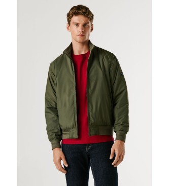 Pepe Jeans para hombre. PM4027259 Chaqueta Saunders verde (L), Casual, Poliéster