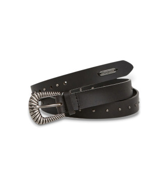 Pepe Jeans para mujer. PL020869 Cinturón Savannah negro (M), Casual, Piel