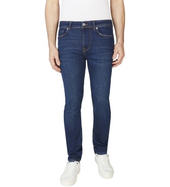Pepe Jeans para hombre. PM207387EF4 Jeans en fit skinny Finsbury azul (34/32), Casual, Algodón, Denim