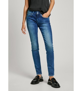 Pepe Jeans para mujer. PL204583ED8 Jeans en fit skinny Soho azul (30/32), Casual, Algodón, Denim, Sostenible