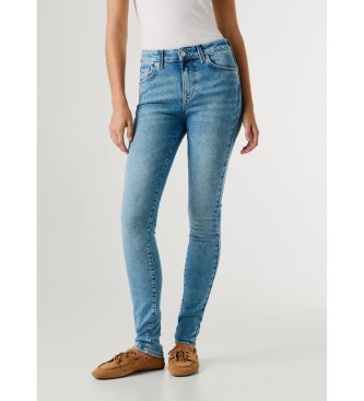 Pepe Jeans para mujer. PL20472883UA Jeans Skinny Regent azul (25/32), Casual, Algodón, Denim