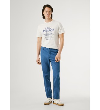 Pepe Jeansvoor mannen. PM2100013 Slim Chino Twill broek blauw (29), Casual, Katoen