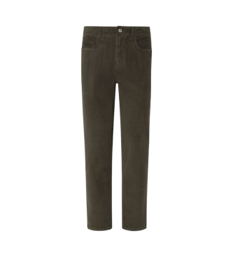 Pepe Jeans para hombre. PM211756 Pantalón Slim s Corduroy verde (30), Casual, Algodón