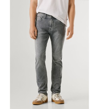 Pepe Jeans para hombre. PM20738988UG Jeans Slim Gymdigo gris (31/32), Casual, Algodón, Denim