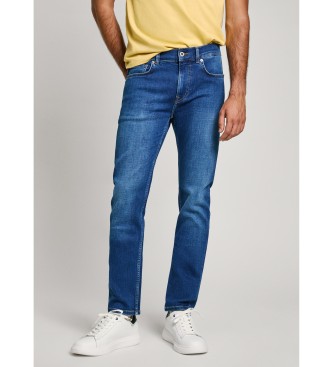 Pepe Jeans para hombre. PM207388HX4 Jeans en fit slim azul (28/34), Casual, Algodón, Denim, Sostenible