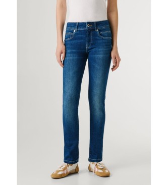 Pepe Jeans para mujer. PL20506284UA Jeans Slim Iconic Brooke azul (27/30), Casual, Algodón, Denim