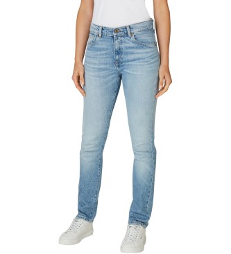 Pepe Jeans para mujer. PL20458982VA Jeans Slim Grace azul (27/30), Casual, Algodón, Denim