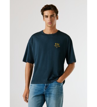 Pepe Jeans para hombre. PM5010287 Camiseta Stark marino (XS), Casual, Algodón, Manga corta