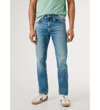 Pepe Jeans para hombre. PM2083952AA Pantalones Straight Jeans Cash azul (30/30), Casual, Algodón, Denim