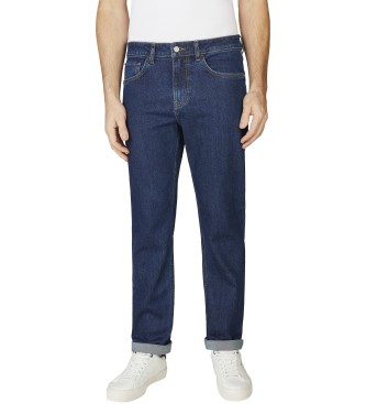 Pepe Jeans para hombre. PM20839585CB Jeans Straight Cash azul oscuro (34/30), Casual, Algodón, Denim