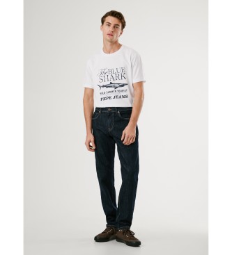 Pepe Jeansvoor mannen. PM20839586CB Jeans recht marine (32/30), Casual, Katoen, Denim, Marineblauw