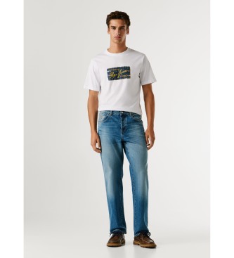 Pepe Jeans para hombre. PM2084535 Jeans Straight Dalston azul (33/32), Casual, Algodón, Denim