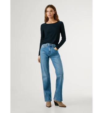 Pepe Jeans para mujer. PL2050673VA Jeans Straight Robyn azul (28/30), Casual, Algodón, Denim