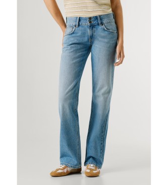 Pepe Jeans para mujer. PL20484852VC Jeans Straight Venus azul (31/34), Casual, Algodón, Denim