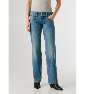 Pepe Jeans para mujer. PL20484854VB Jeans Straight Venus azul (32/34), Casual, Algodón, Denim
