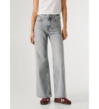 Pepe Jeans para mujer. PL20473188VA Jeans rectos Lexa gris (30/30), Casual, Algodón, Denim