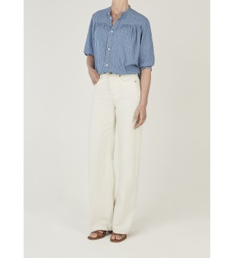 Pepe Jeans para mujer. PL20506961S0 Jeans Straight Lexa beige (26/30), Casual, Algodón