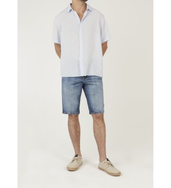 Pepe Jeans para hombre. PM80000385VT Shorts Straight Cash azul (36), Casual, Algodón, Denim