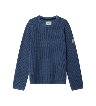 Pepe Jeans para niño. PB7000006 Jersey Talton marino (10años= 140cm), Casual, Algodón, moda infantil