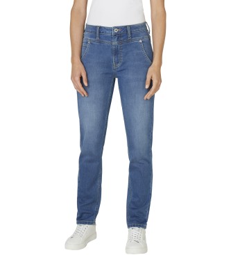 Pepe Jeansvoor vrouwen. PL2050854AG Blauwe Carey Jeans (25/30), Casual, Katoen, Denim