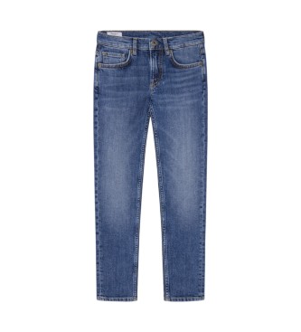 Pepe Jeans para niño. PB202202HT7 Jeans Tapered azul (12años= 152cm), Casual, Algodón, Denim, Sostenible, moda infantil
