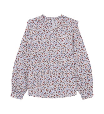 Pepe Jeans para niña. PG301681 Blusa Tayler blanco (16años= 176cm), Casual, Viscosa, Manga larga, moda infantil