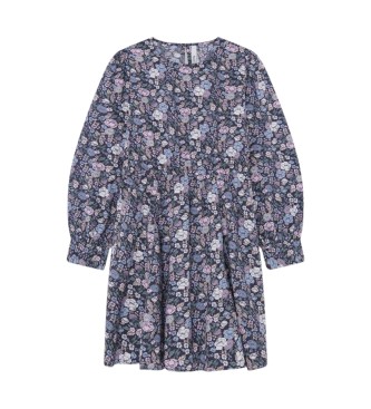 Vestido Taylor marino (12años= 152cm), Casual, Viscosa, Manga larga, moda infantil, Pepe Jeans outlet 2024.