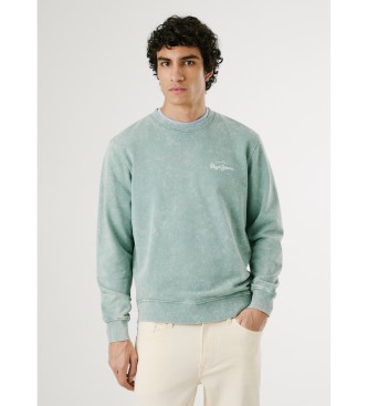 Pepe Jeans para hombre. PM582918 Sudadera Sudadera Terrel verde (S), Casual, Algodón