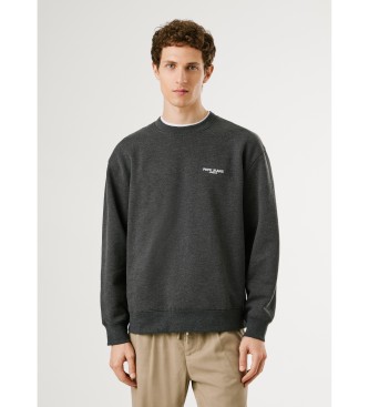 Pepe Jeans para hombre. PM5800031 Sudadera Terry Crew gris (L), Casual, Algodón