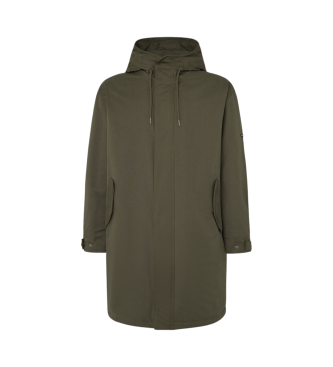 Pepe Jeans para hombre. PM403012 Parka Thander verde (L), Casual, Algodón